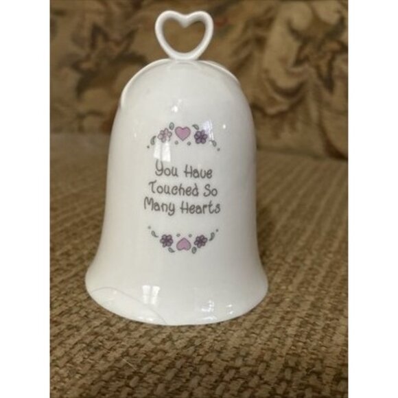 VINTAGE 1994 PRECIOUS MOMENTS BELL ~ "You Have Touched So Many Hearts" ~ EUC - Picture 2 of 4